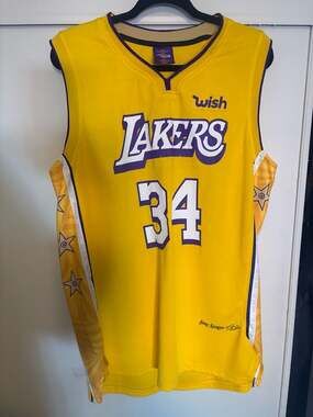 Los Angeles Lakers Shaquille O'Neal #34 Lore Series City Edition Jersey